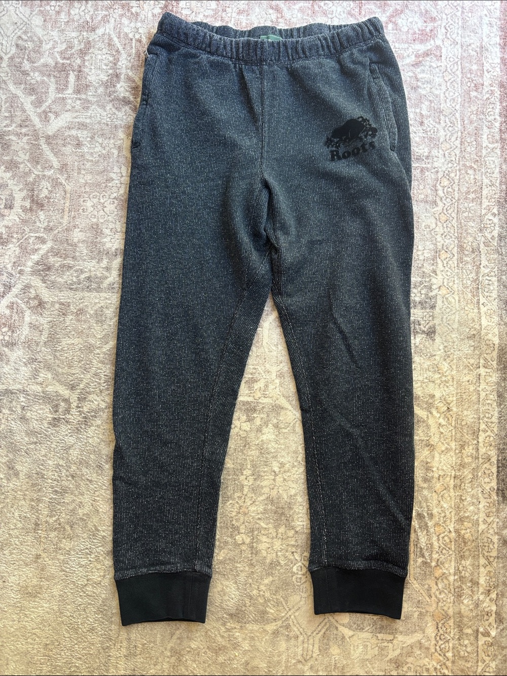 Roots Kids Dark Gray Heather Jogger Pants